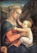 Fra Filippo Lippi Madonna and Child oil on canvas